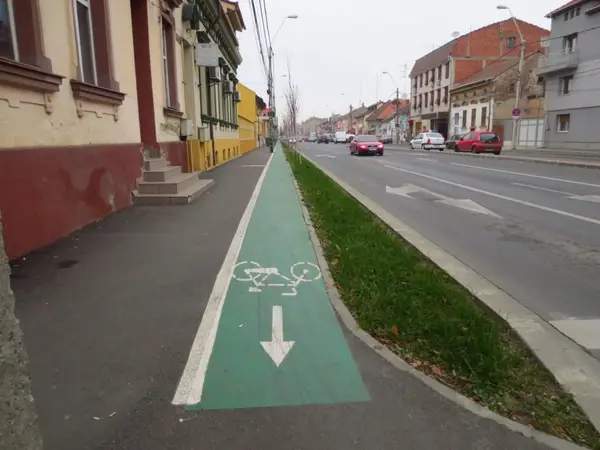 Pista bicicleta - Bulevardul Constantin Brancoveanu