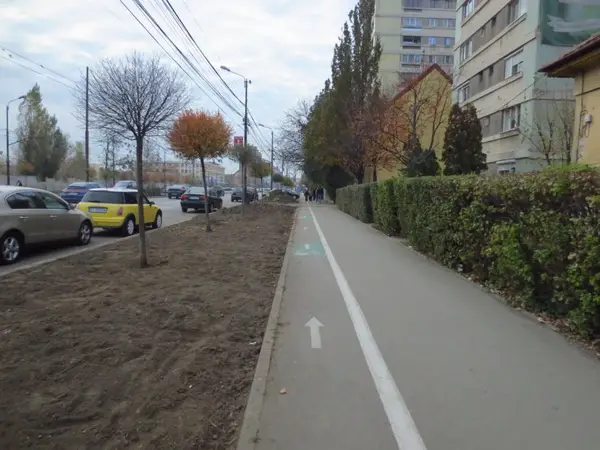 Pista bicicleta - Bulevardul Take Ionescu