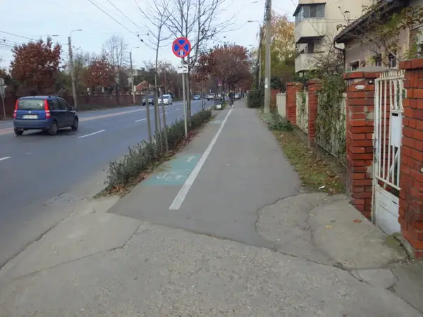 Pista bicicleta - Calea Sever Bocu