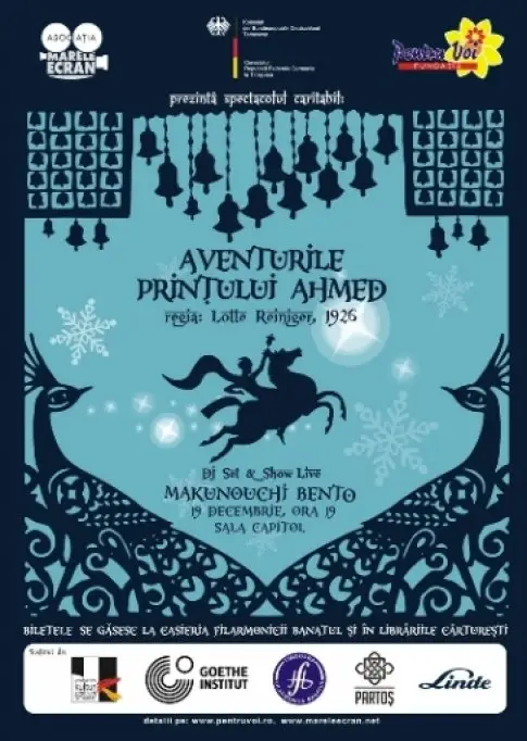 Spectacol caritabil inedit: Aventurile Printului Ahmed