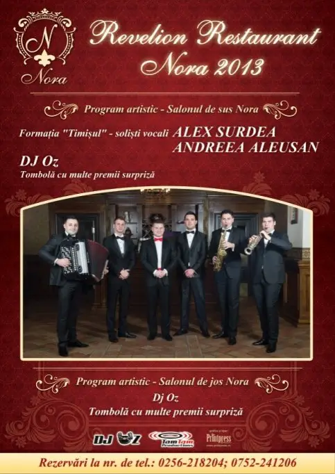 Oferta Revelion 2013 in Timisoara by Restaurant Nora
