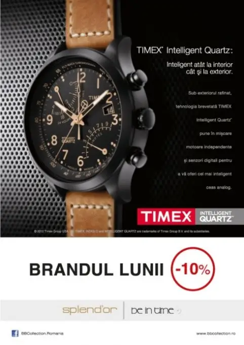 Brandul lunii septembrie la SPLEND'OR si BE IN TIME!