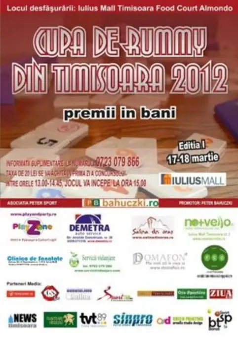 Cupa de Rummy din Timisoara 2012