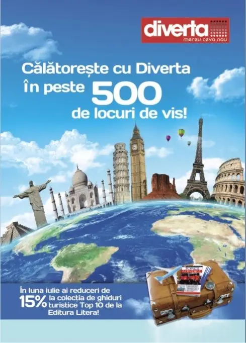 Diverta anunta lansarea conceptului de VACANŢE şi CALATORII!
