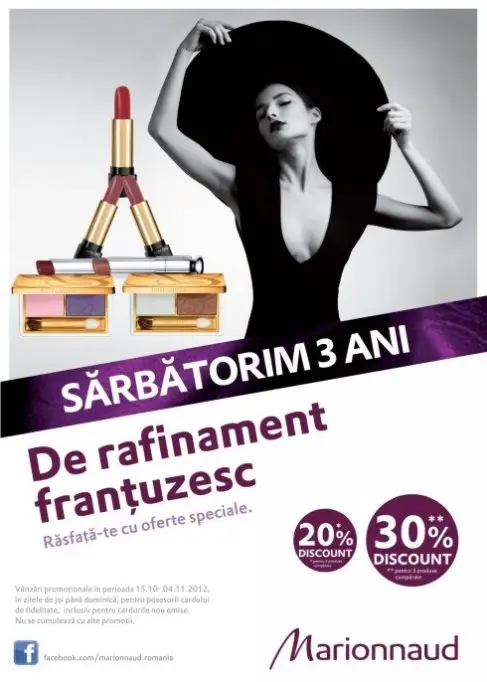 Marionnaud - 3 ani de rafinament frantuzesc