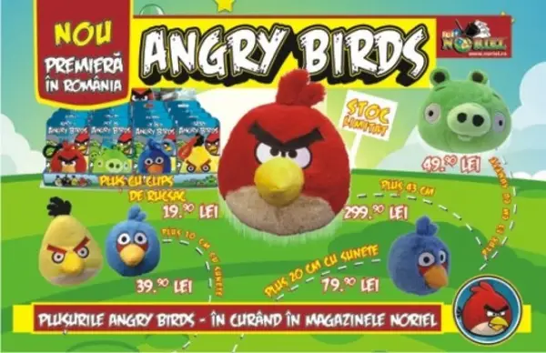 Plusurile Angry Birds la NORIEL!