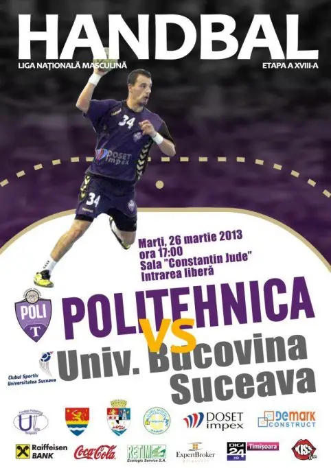 Poli Timisoara - Universitatea Bucovina Suceava