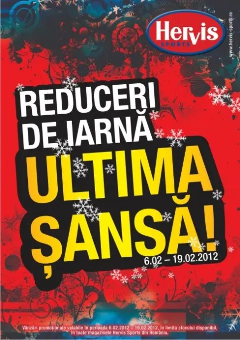 Profita de ultimul val de reduceri de iarna la HERVIS!