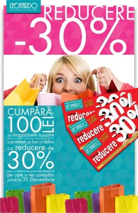 Reduceri de 30% la LEONARDO!