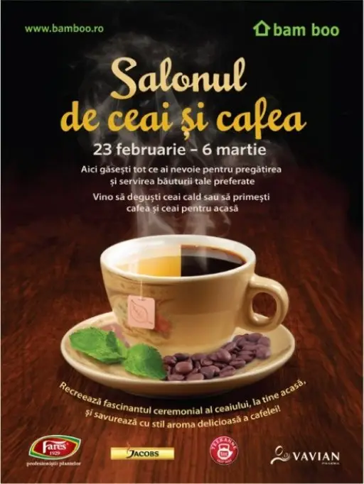 Salonul de ceai si cafea la BAM BOO!