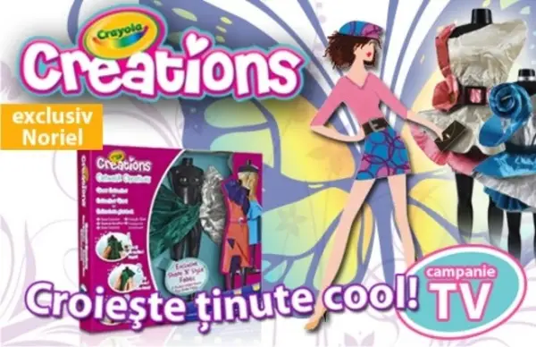 Seturile Crayola Creations, in exclusivitate la Noriel!