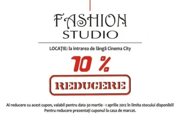 Un nou magazin in Iulius Mall: FASHION STUDIO