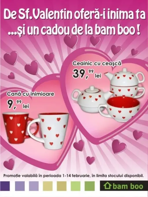 Ziua Indragostitilor la Bam Boo!