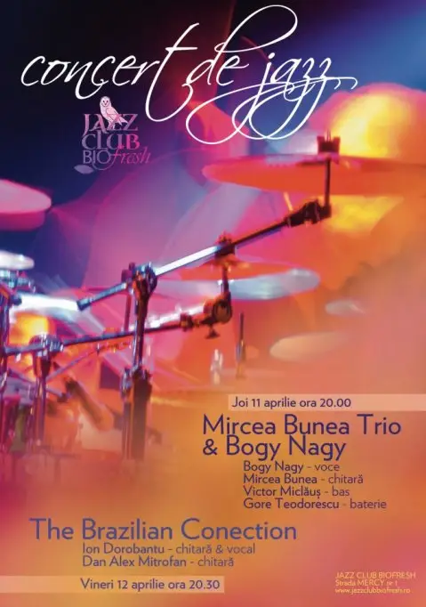 Jazz Club BIOfresh - Mircea Bunea Trio & Bogy Nagy