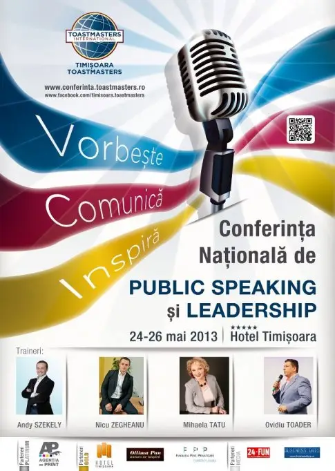 Conferinta Nationala Toastmasters - Vorbeste, Comunica, Inspira