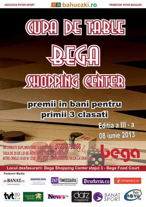 Cupa de Table Bega Shopping Center