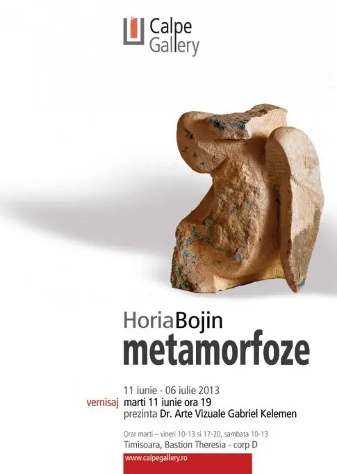 Expozitie de sculptura Horia Bojin - Metamorfoze