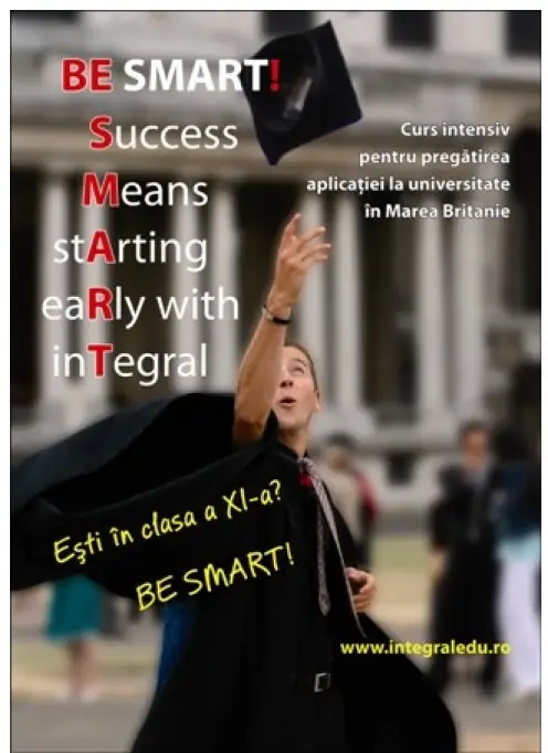 BeSmart - Curs intensiv pentru pregatirea aplicatiei la universitati in Marea Britanie