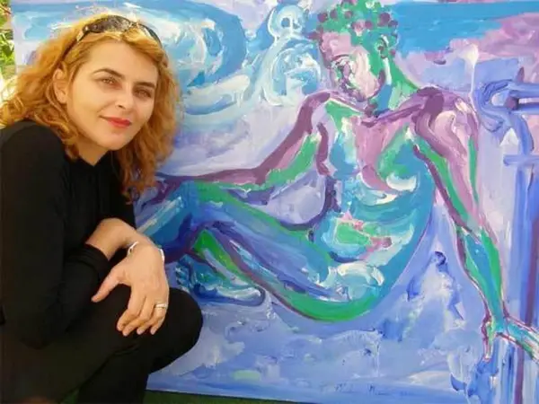 Pictorita Claudia Mandi - invitata la un festival cultural din Napoli
