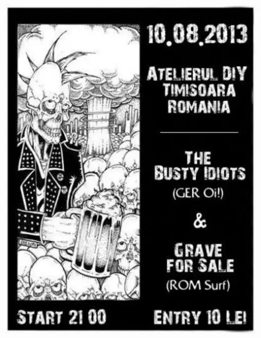 Concert Grave For Sale si The Busty Idiots