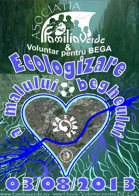Actiune de ecologizare a canalului Bega