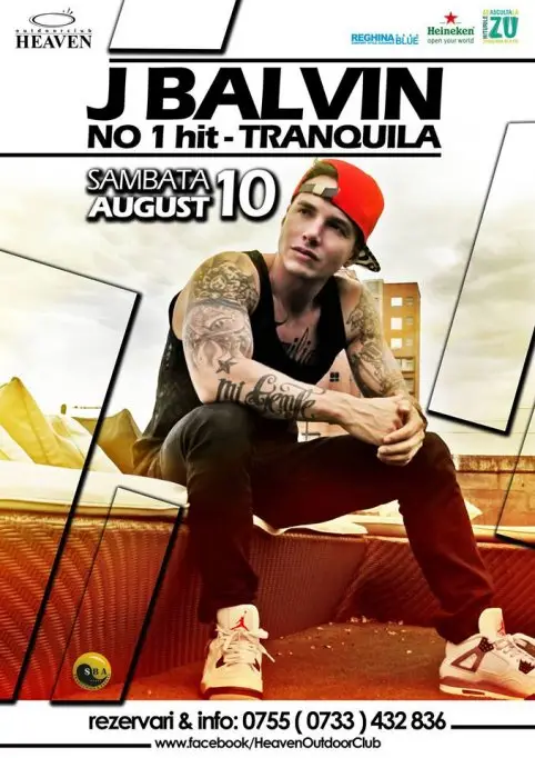 J Balvin canta Tranquila