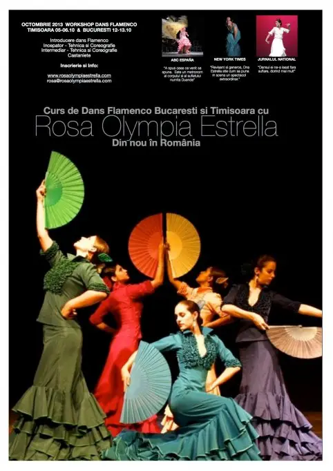 Workshop de flamenco cu Rosa Olympia Estrella