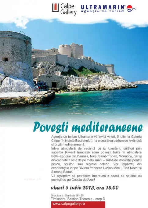 Seara mediteraneana cu povesti de pe Coasta de Azur