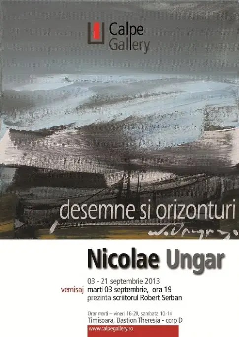 Expozitie de pictura Nicolae Ungar – Desemne si orizonturi