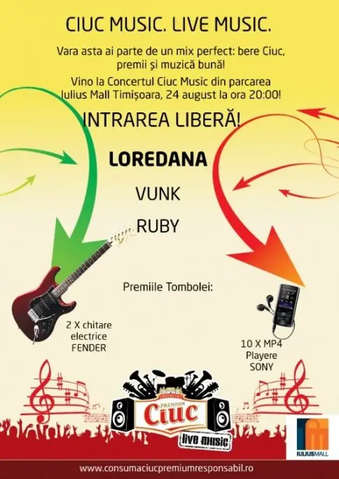 Concert Loredana, Vunk si Ruby