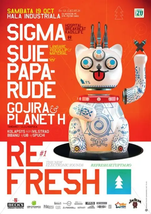 RefreshTM: Sigma, Suia Paparude Live, Gojira & Planet H
