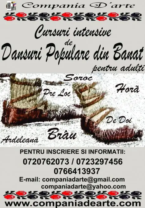 Cursuri intensive de dansuri populare banatene pentru adulti