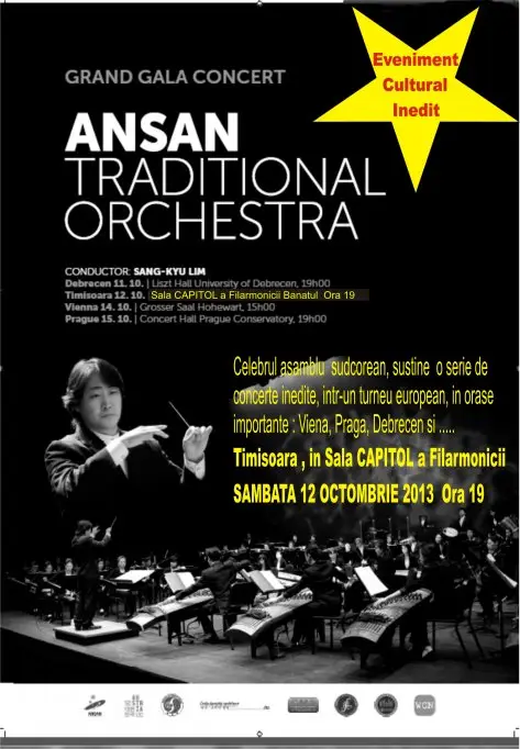 Concert Simfonic Extraordinar - Muzica coreeana cu orchestra orasului Ansan