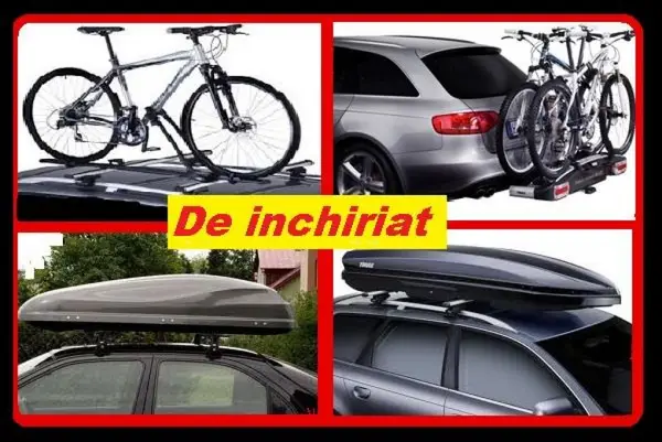 Inchiriez cutii portbagaje si suport biciclete