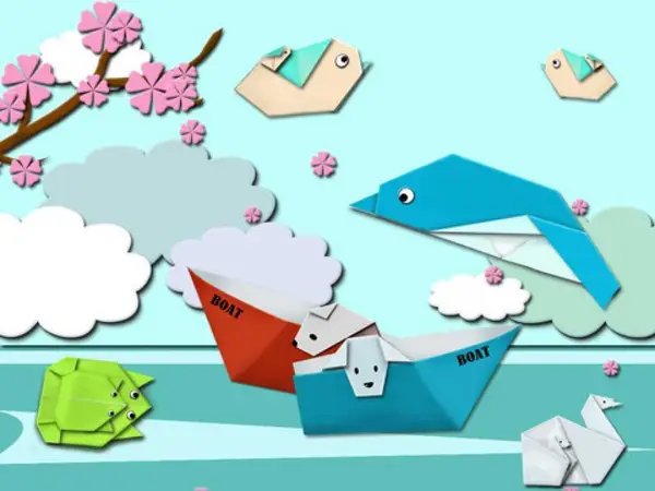 Origami. Arta hartiei pliate