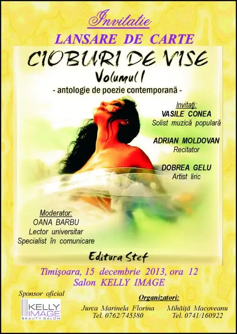 Lansare de carte - Cioburi de vise, volumul 1