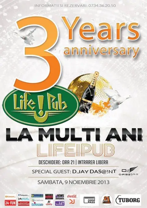 Life! Pub aniverseaza