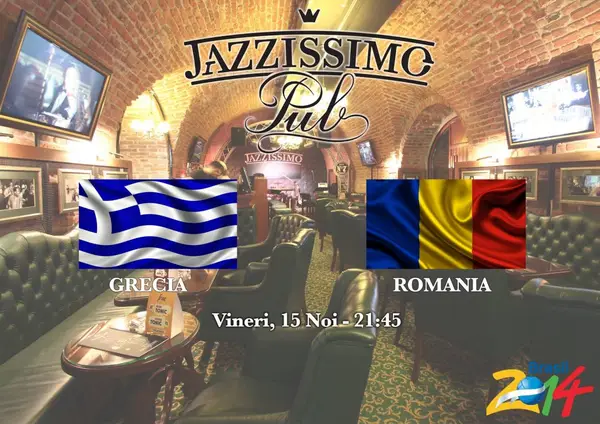 Meciul Grecia - Romania, transmis live la Jazzissimo