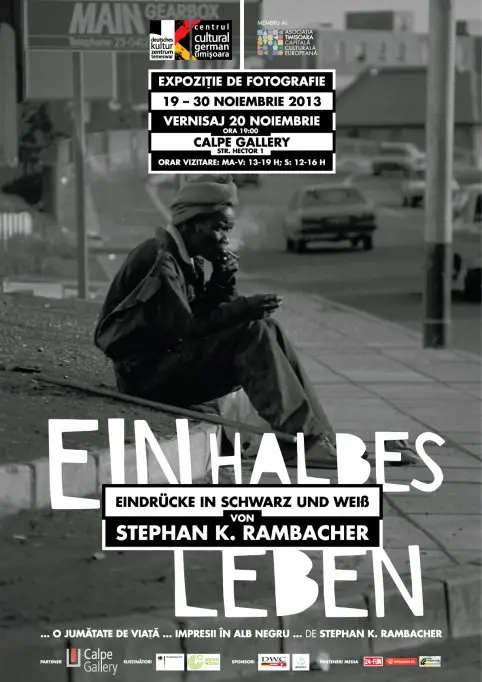 Expozitia de fotografie: Stephan Rambacher: … o jumatate de viata – Impresii in alb negru”