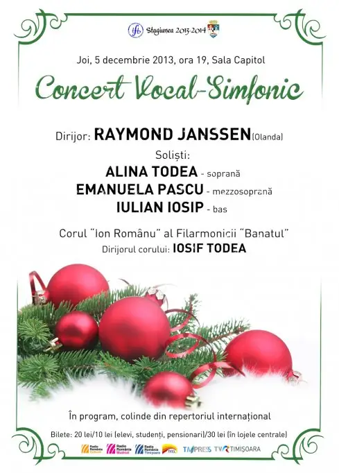 Concert Vocal Simfonic Janice Dixon