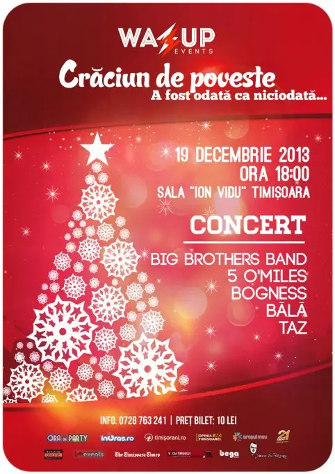 Concert Big Brothers Band, 5 O’miles, Taz, Bogness si Bala