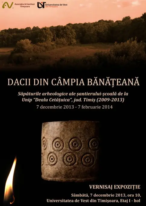Dacii din Campia Banateana, expozitie organizata de Asociatia Arheovest