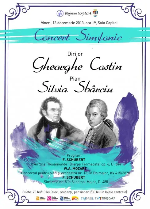 Concert Simfonic Gheorghe Costin, Silvia Sbarciu