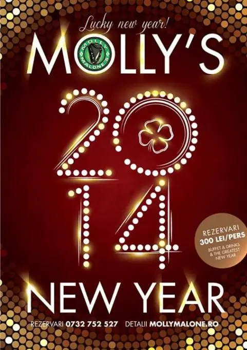 Have a lucky New Year 2014 cu Molly Malone