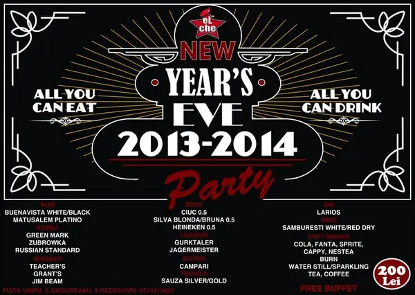 New Year's Eve 2014 la El Che