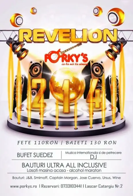 Revelion 2016 @ Porky`s