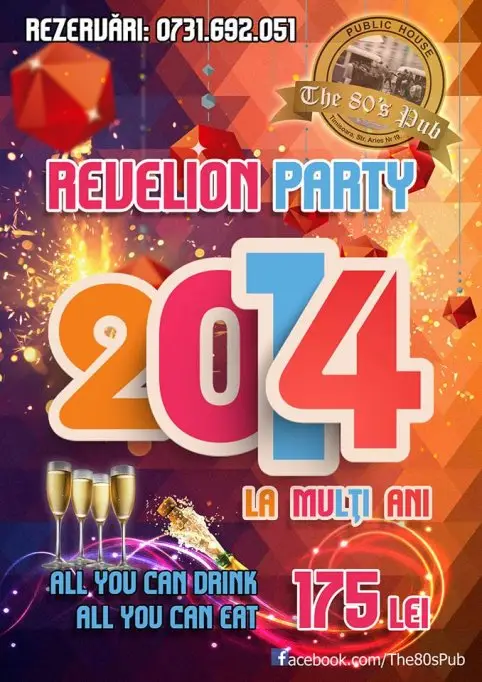 Revelion 2014 in The 80's Pub