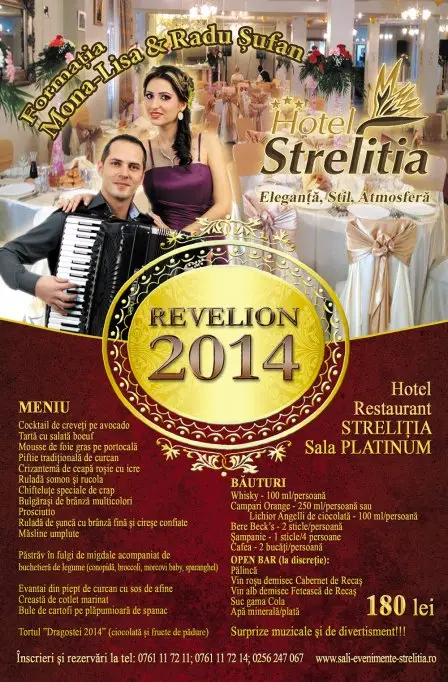 Revelion 2014 la Hotel-Restaurant Strelitia