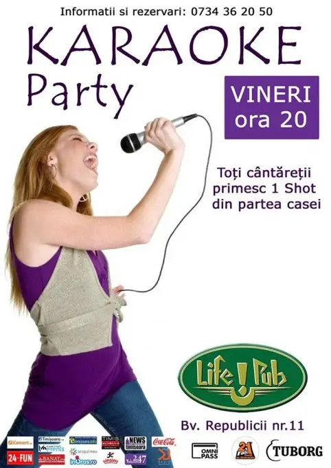 Karaoke Party in Life!Pub