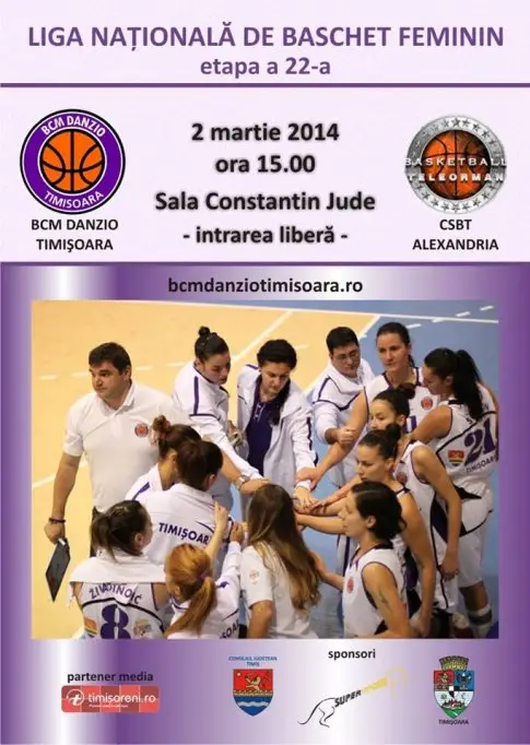 BCM Danzio Timisoara - CSBT Alexandria